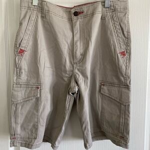 Wrangler Light Grey Cargo Shorts Boys 18